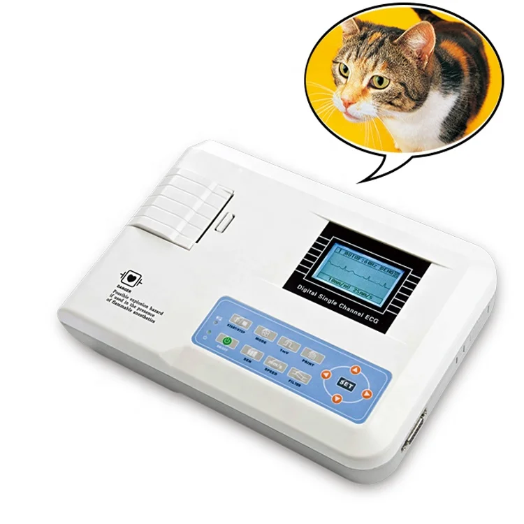 ECG100G-VET ветеринарный электрокардиограф животных ЭКГ