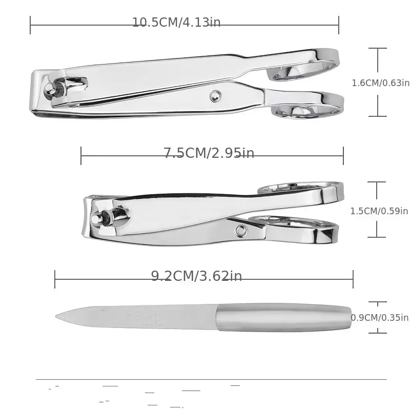 Destly Big Size Nail Clipper Straight & Curved Nail Trimmer Manicure Pedicure Care Edge Scissors Nail Clipper Manicure Tool
