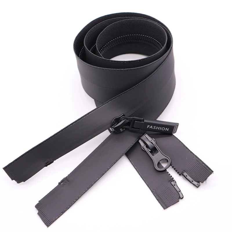 High quality double sided zipper for jackets waterproof zipper 5# open end waterproof zipper for Mountaineering wear