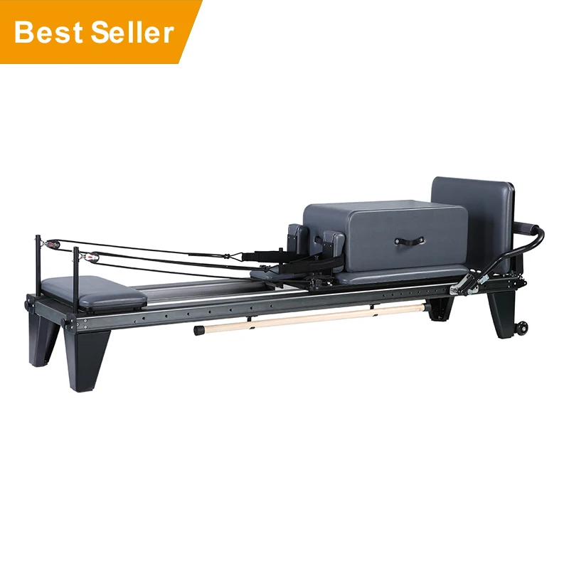 ONEMAX America pilates reformer machine Infinity bar fitness gym studio white aluminum reformer