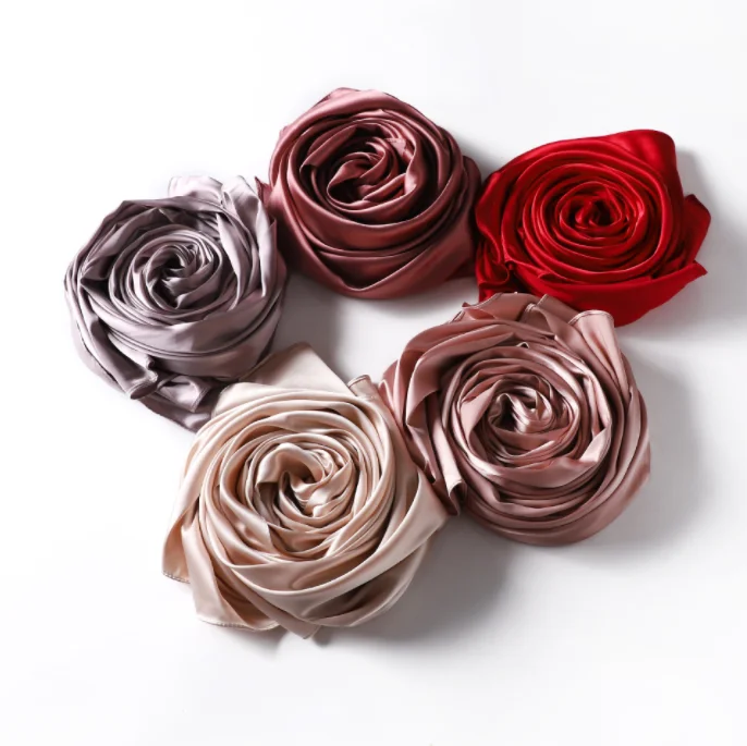Factory outlet satin scarf many colour scarf for women luxury gloss scarves muslim hijabs copy silk hijab