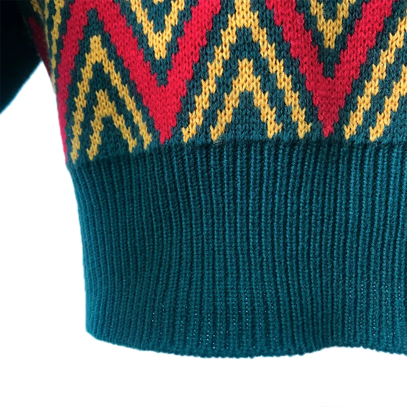 High Quality Wholesale Custom Cheap Fashion Round Neck Pullover Sweater Sweater Knitting Machine Price Funny Christmas Sweaters