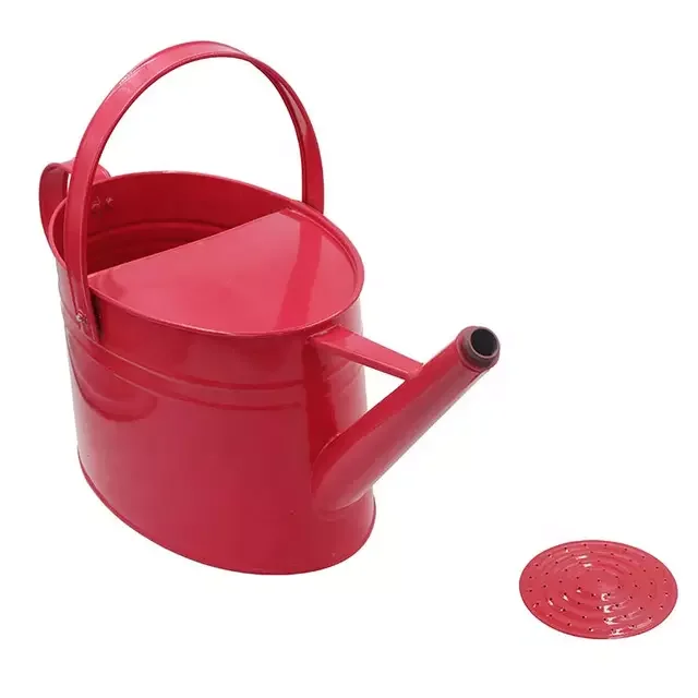 Wholesale oval shape galvanized watering can garden watering pot