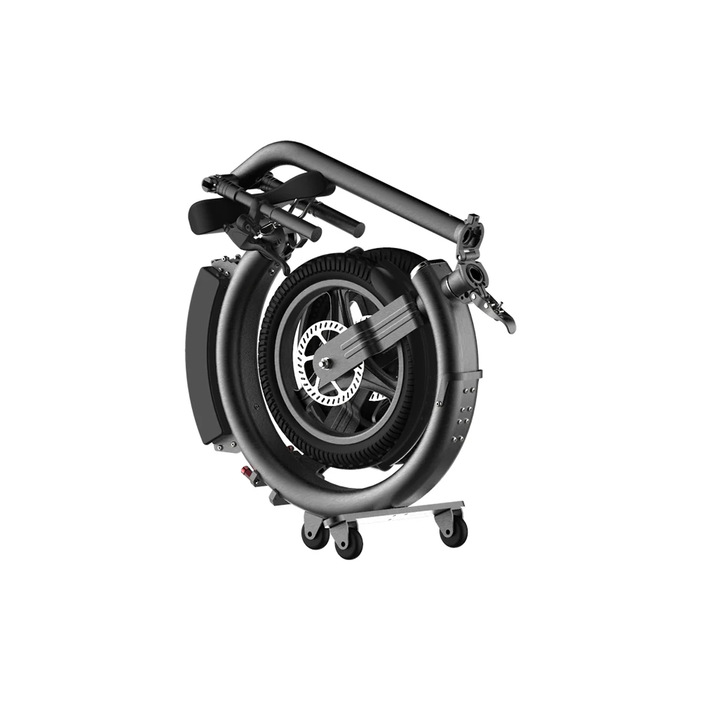 New Fully folding design OEM Ebike Foldable Mini Electric Bicycle Removable Electric Scooter Bike Factory Wholesale