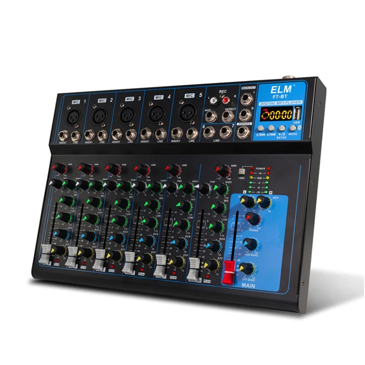 M4 Atas Panel Audio Mixer With Sound Recorder