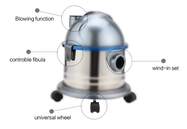 JIENUO Portable 12L Vacuum Cleaner Clean Equipment for Carpet cleaning and washing Mini Handheld Household  vacuum JN209-12L