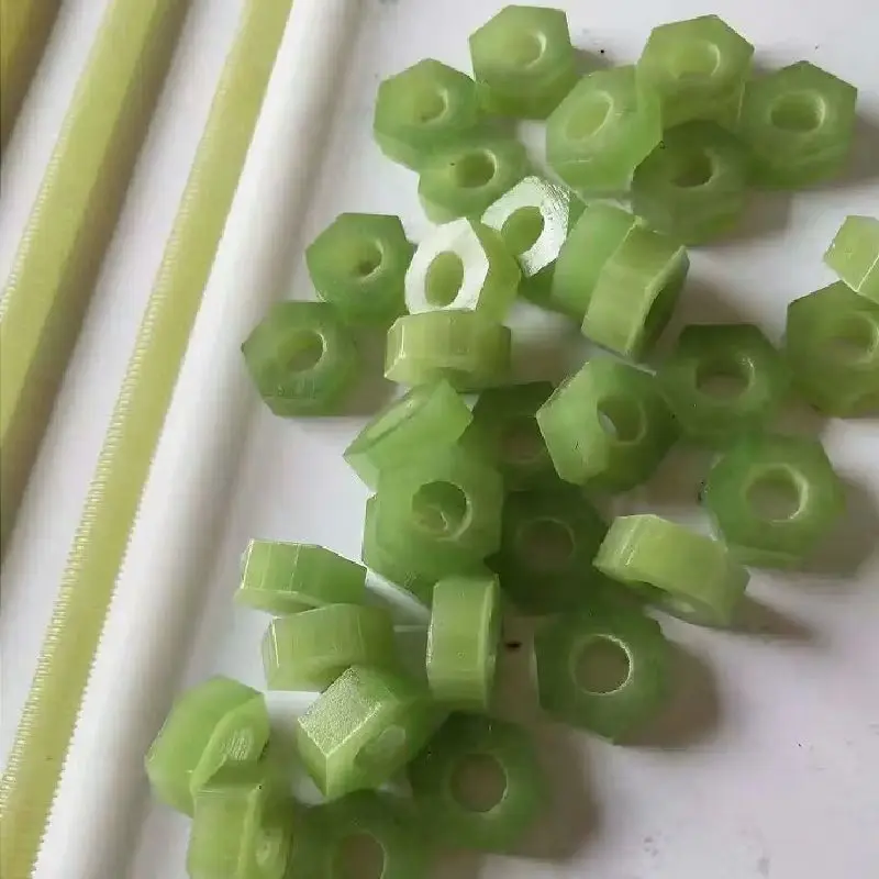 M6 M10 M12 M16 M20 M24 M32 M50 Good Corrosion Resistance epoxy FRP threaded rod FRP bolt and nut