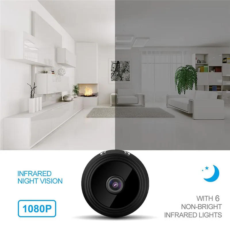 
Hotselling Wifi Camera with Night Vision Nanny Surveillance Security Cam IP Cameras Mini Camcorder A9 Wireless Wifi Camera 