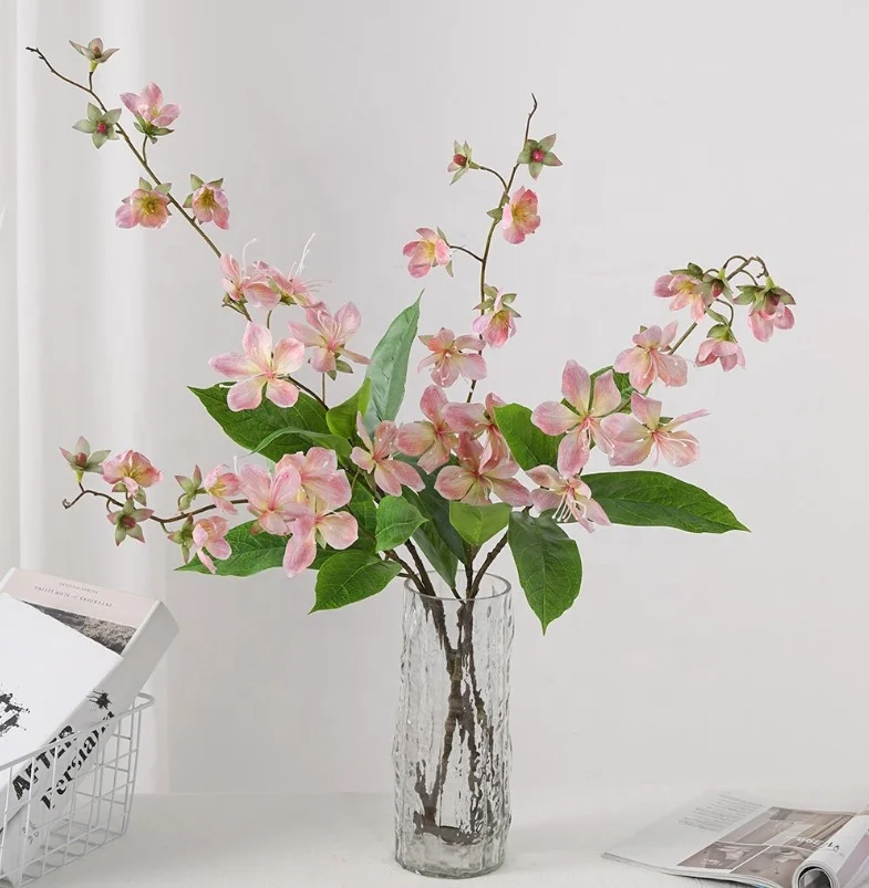 Luxury Artificial silk flower pendant Nordic home living room hotel decoration wedding decoration set high quality flowers