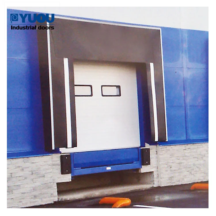 Low Cost Industrial manufacturer Sectional Pvc Retractable Container Automatic Mechanical Dock Shelters