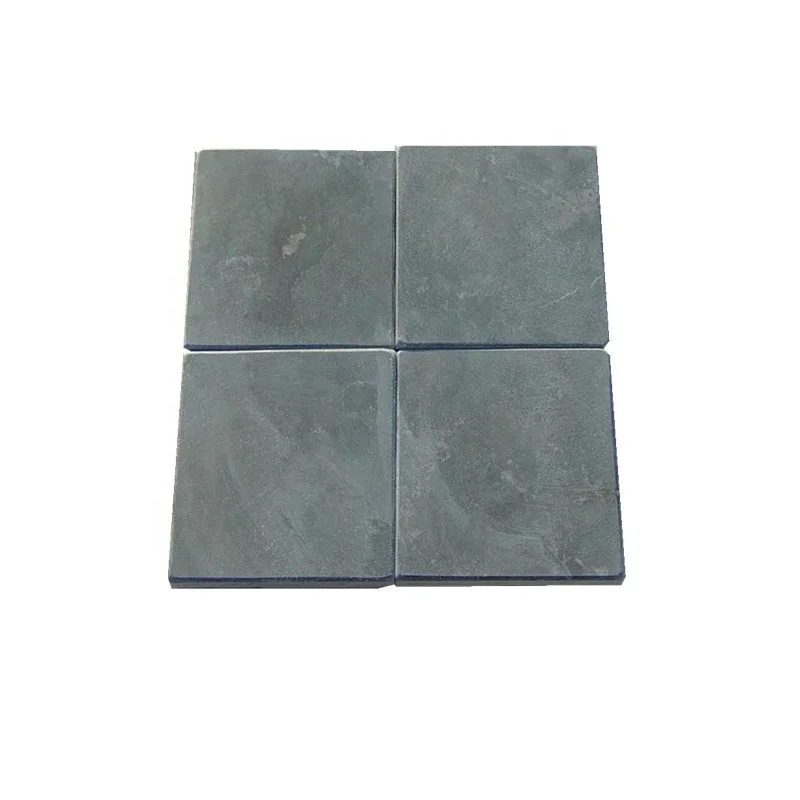 Плитка из черного известняка для уличной мощения