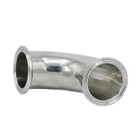 Sanitary 90 degree elbow clamp Mirror polishing stainless steel 304/316L elbow pipe fitting