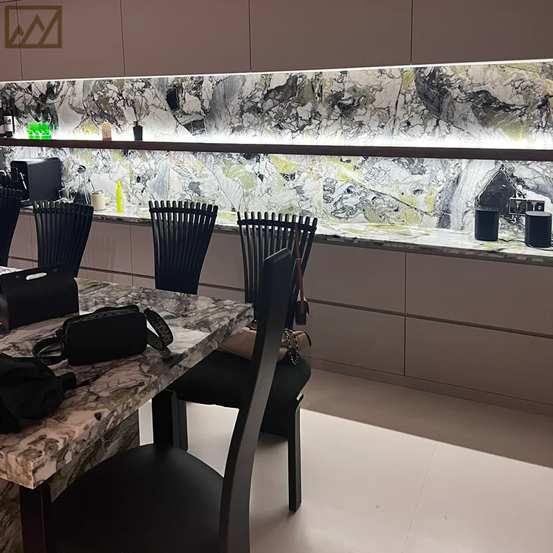 Jadeite Green Verde Marble Countertop Home Decoration Wall Bathroom Panel Custom Slab Floor Tile Marble for Floor