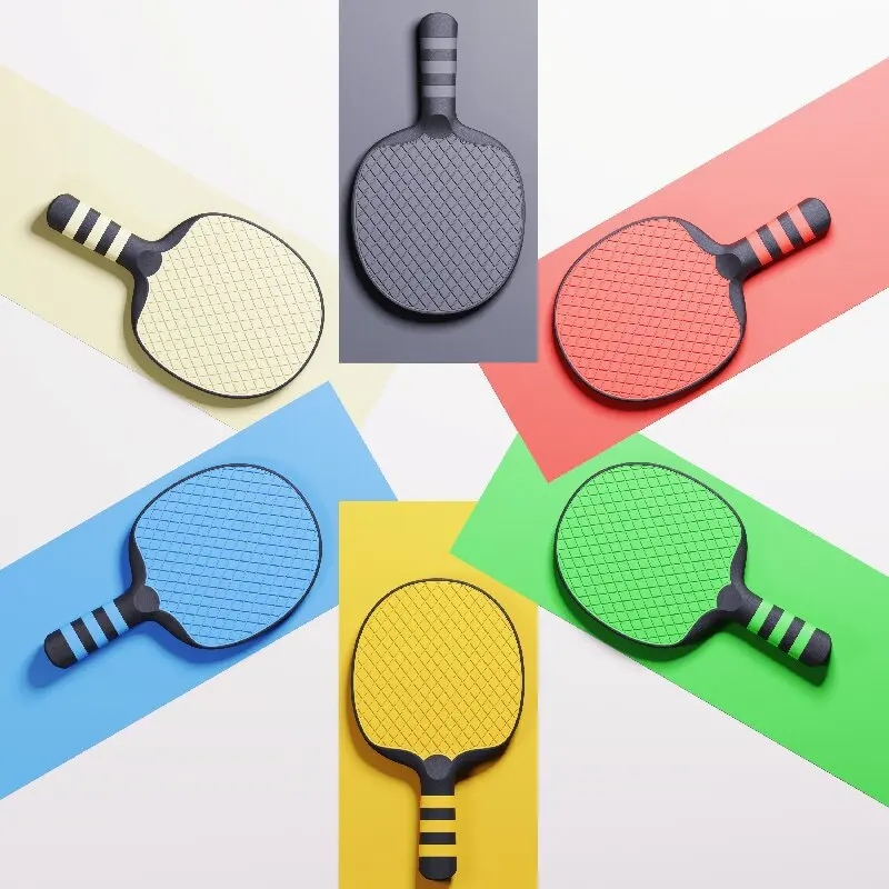 New Silicone Table Tennis Rackets High Quality Double-sided  PingPong Paddle Table Tennis Racket