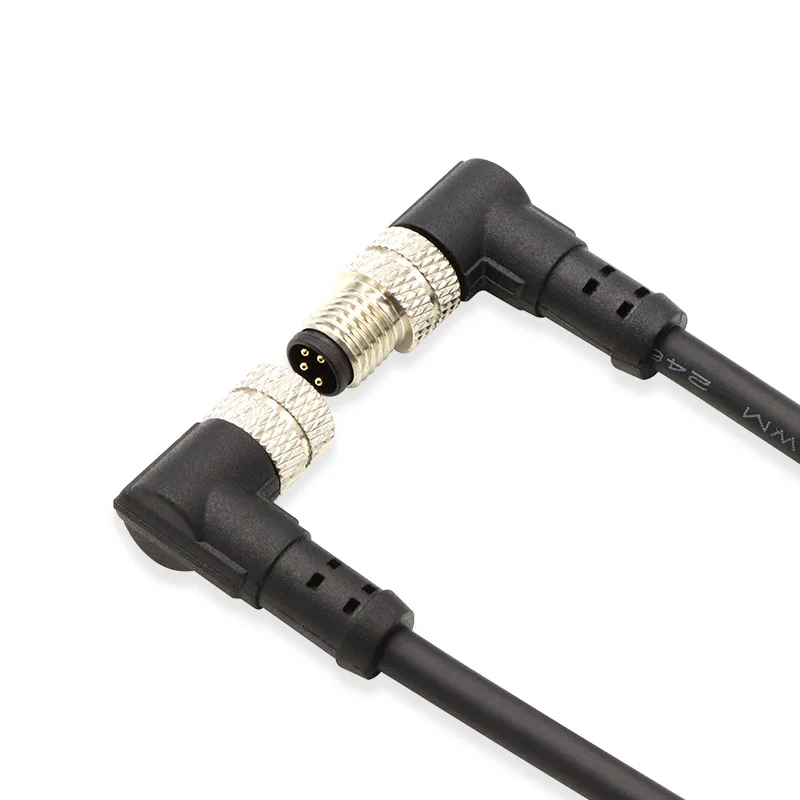 BXUAN Waterproof Connector Assembly Mounted Proximity photoelectric switch sensor M12 connector 2-Core Direct Connector