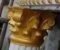 Diameter 30cm  Decorative Round roman pillar column Head Capital design  concrete mold