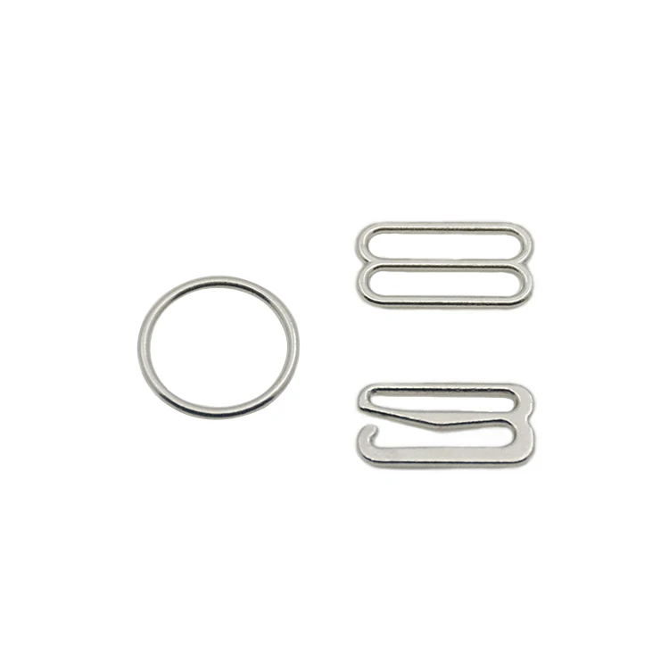 Factory Price Lingerie Sewing Crafts Alloy Metal Underwear Bra Sliders Ring Hook 15mm