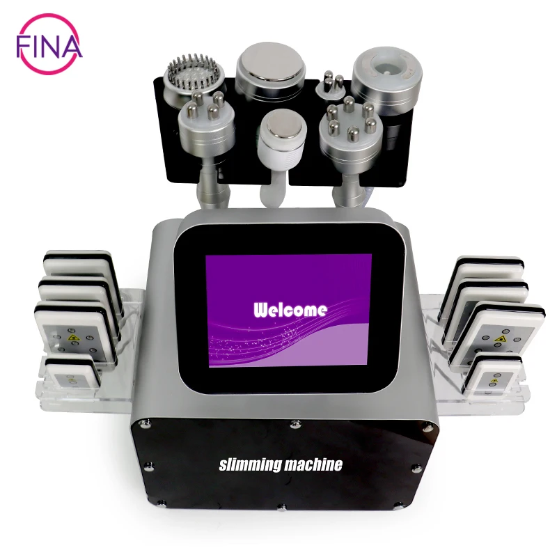 9-в-1 40K unoistion RF вакуумная фотонная и микротоковая косметическая машина