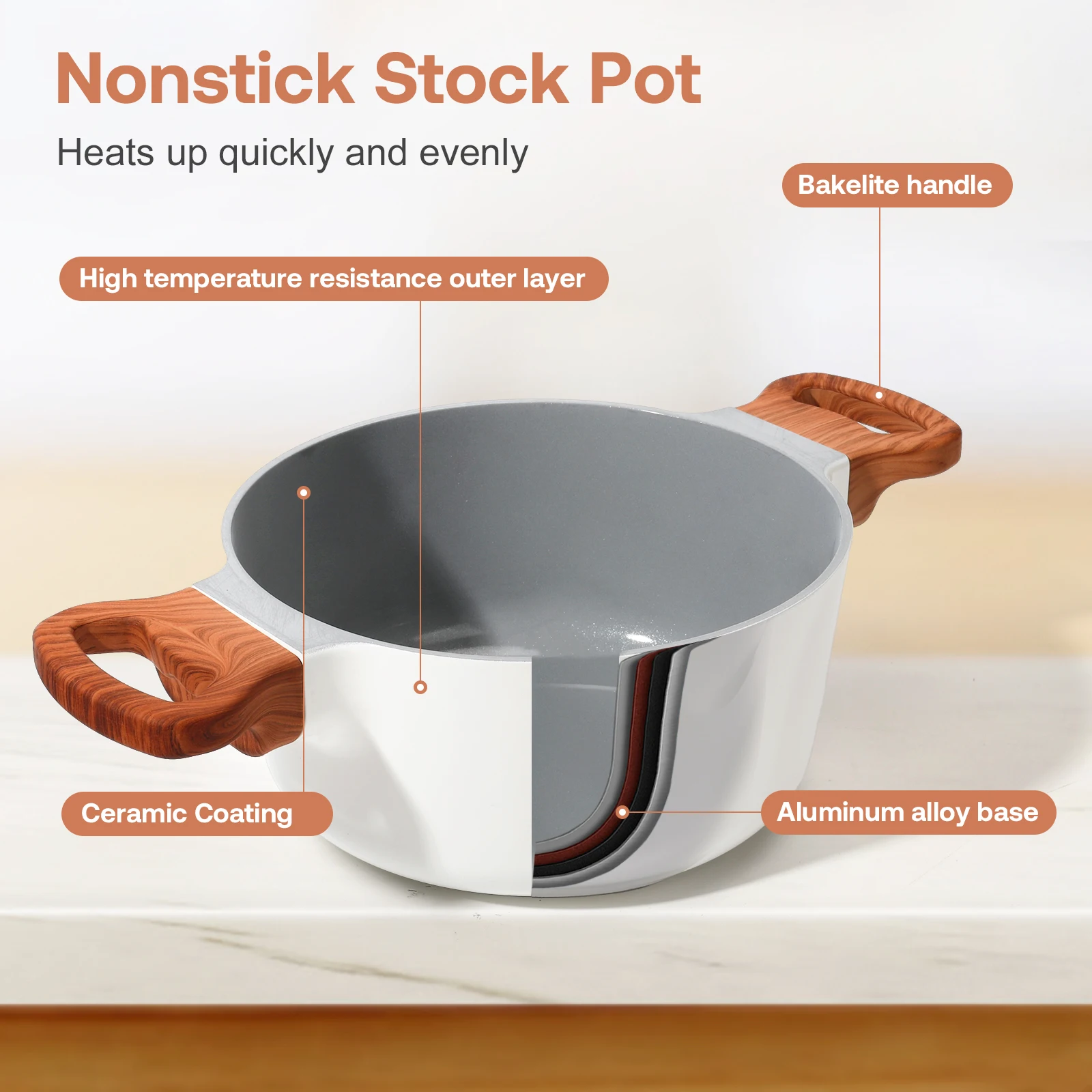 OEM High Quality Direct Sale Cooking Pan Powerful Non-Stick Fry Pan Aluminium and Metal Material Factory Direct Wholesale