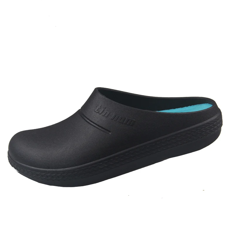 Wholesale Work Shoes Massages Rubber Chef clogs For Men Women Black Kitchen Shoes