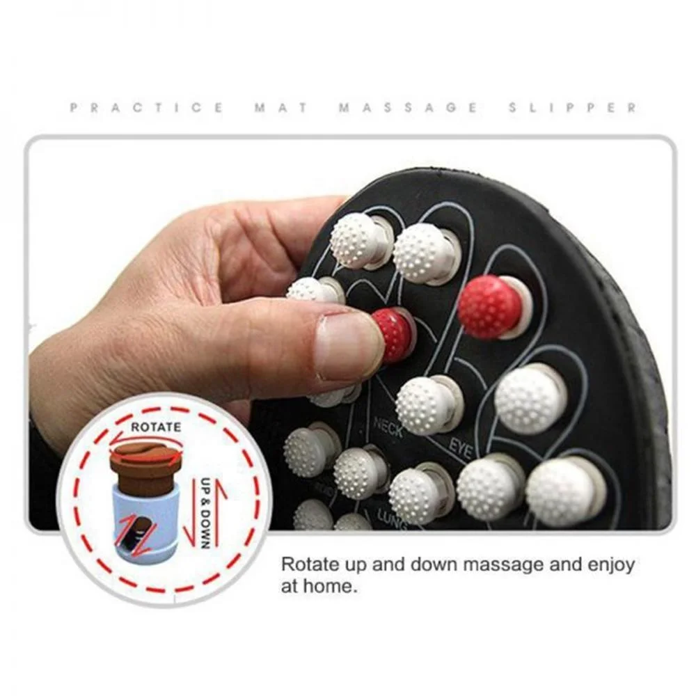 Foot Massage Therapy Activation Care Adjustable sandal Slippers Exercise Shoes