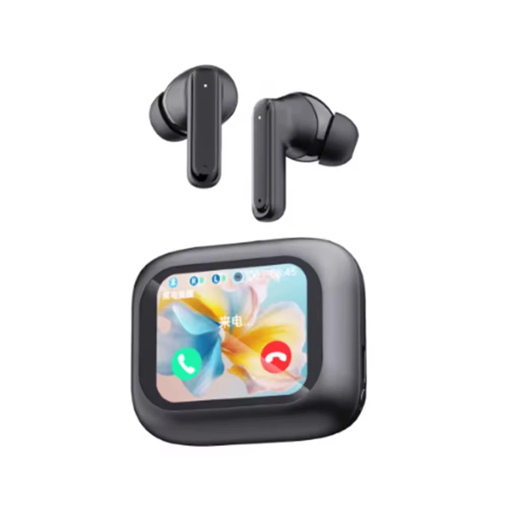 V9 Wireless Earbud BT 5.2 Earphone ANC+ENC In Ear Touch Screen Control Active Noise Reduction