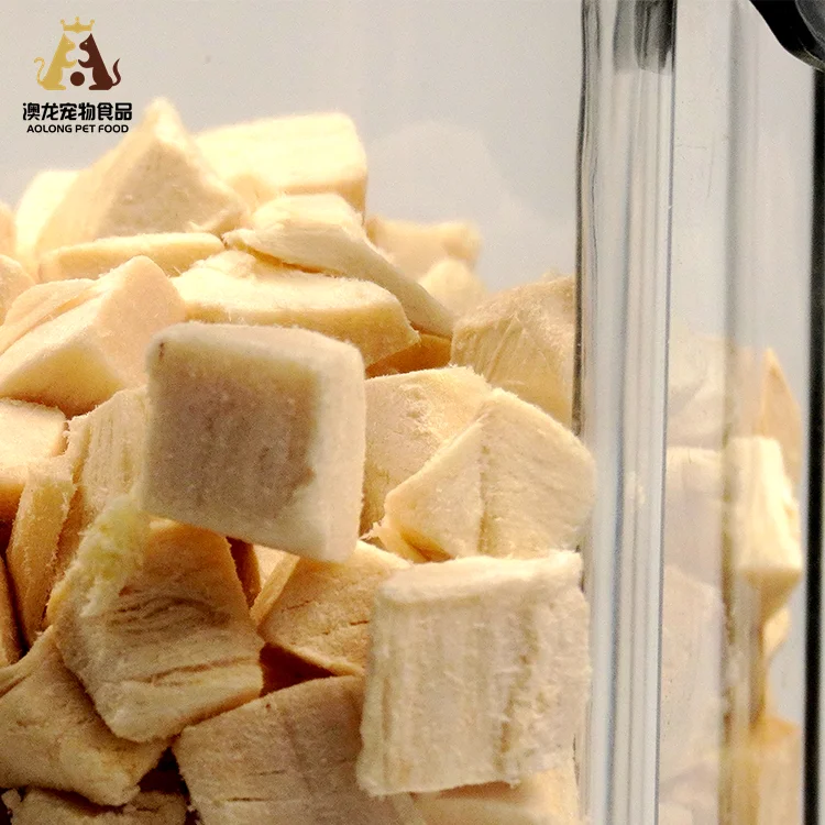 Freeze-Dried Chicken Dry Breast Slices Dough-Shaped Pet Snacks Dry Food in Bulk