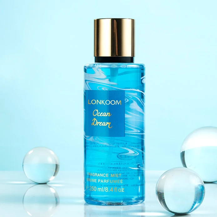 LONKOOM secret collection body mist 250ml deodorant body spray perfume customize private label