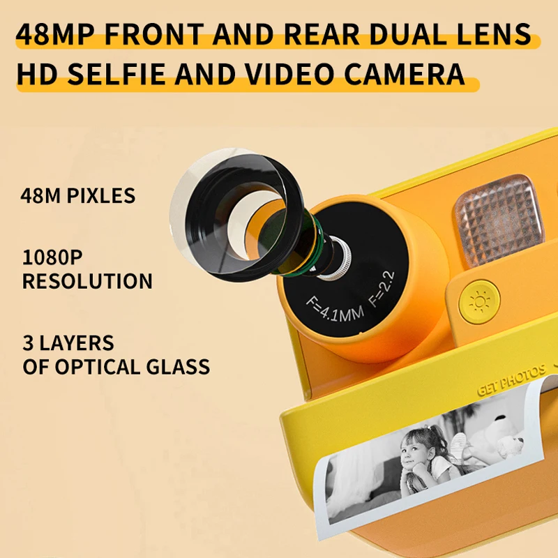 Promotional Children Gifts 2 Inch 1080P Thermal Instant Print Kid Camera Toy Camera Digital