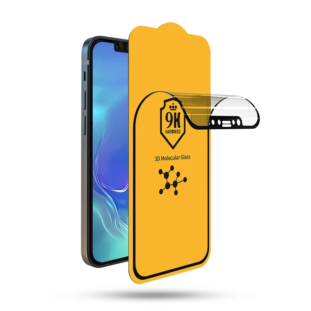 
For iPhone 13 Pro Max 3d Full Glue Full Cover Anti Explosion Nano Glass Screen Protector For iPhone 12 Mini 12 Pro Max 