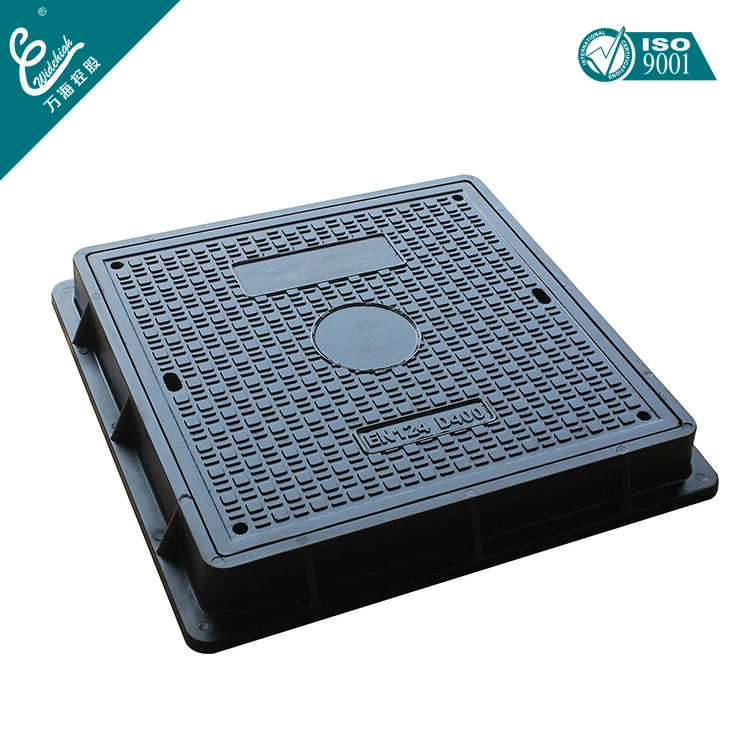 Customized High Standard And High Load Double Anti Theft Flip Type Composite Manhole Cover