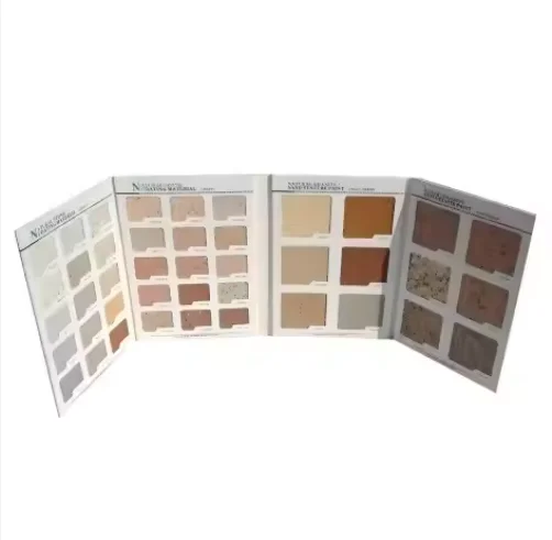 Portable Display Book for Fabric, Leather, Granite, Ceramic, and Quartz Samples