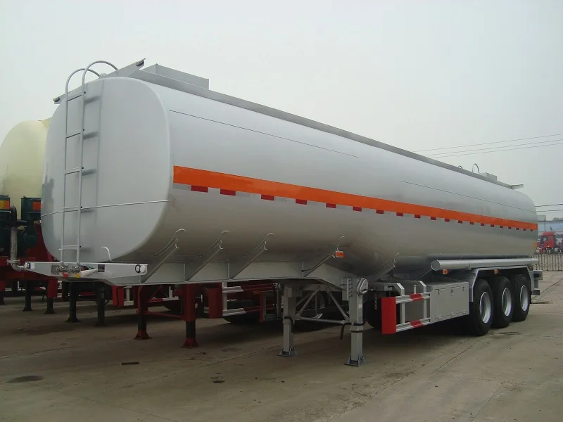 Vehicle Master carbon steel liquid diesel oil storage tanks transport drawbar tanker truck 45cbm fuel tank semi trailer