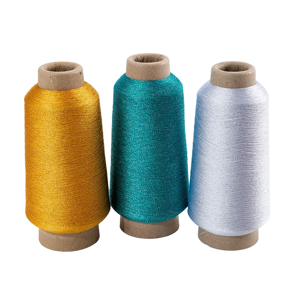 Factory Wholesale Customized Colorful MH Type Nylon Weaving Thread Knitting Machine Metallic Yarn