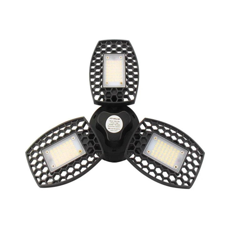 Angle Adjustable LED Deormable Garage Light 60W E27 Led Ceiling Lamp Shop Workshop Parkinglot