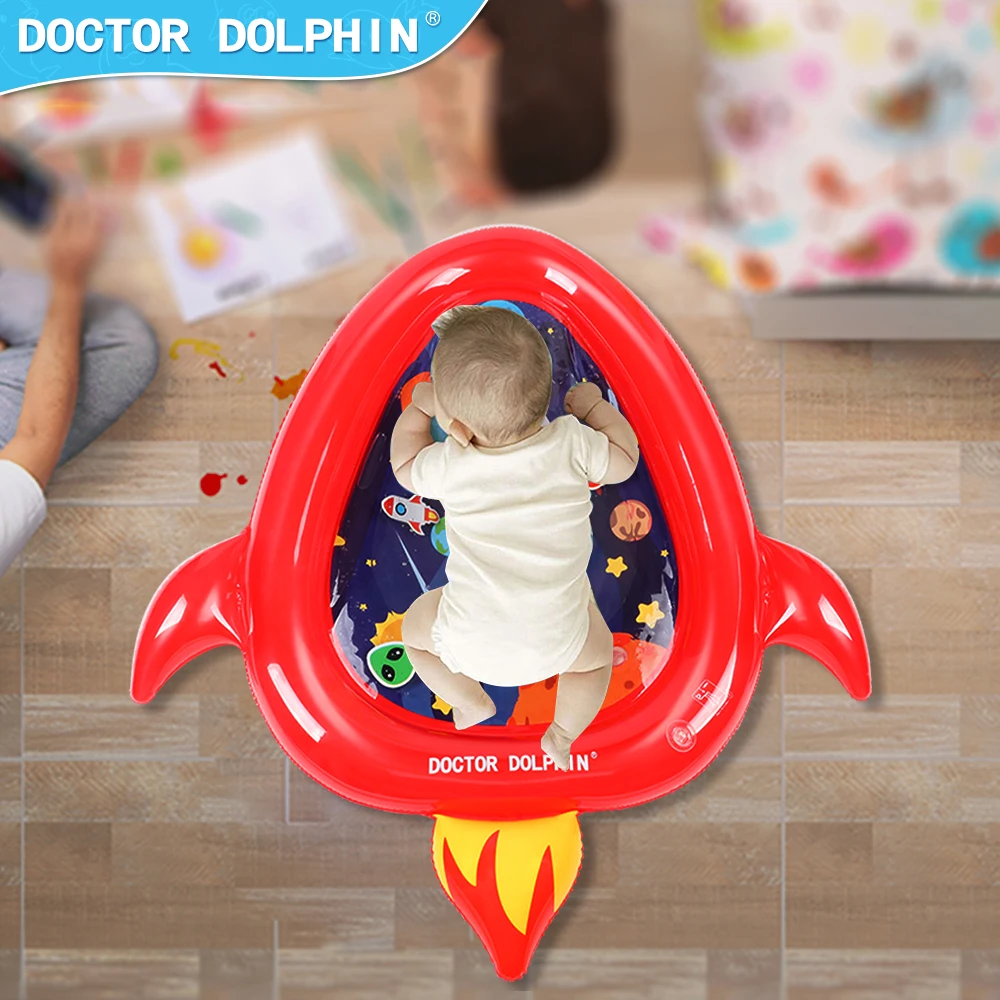 Inflatable Tummy Time Mat Premium Baby Water Play Mat Inflatable Patted Pad for Infants and Toddlers Baby Toys Crawling Mat