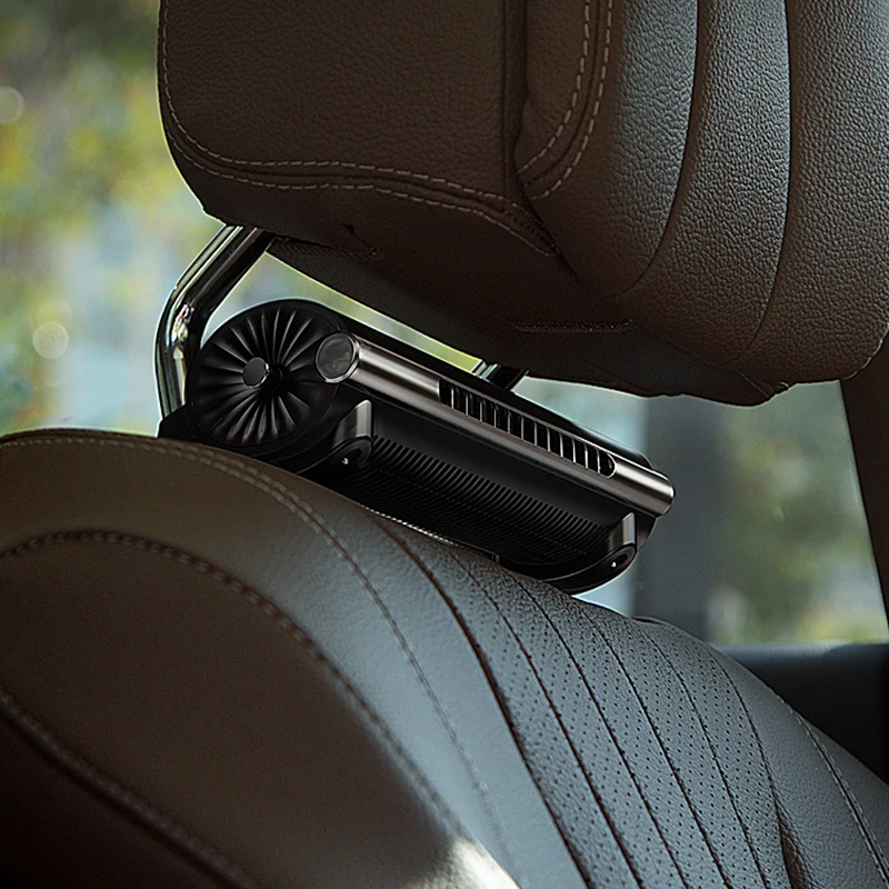 Mini Portable 3 speeds flexible cooling car fans