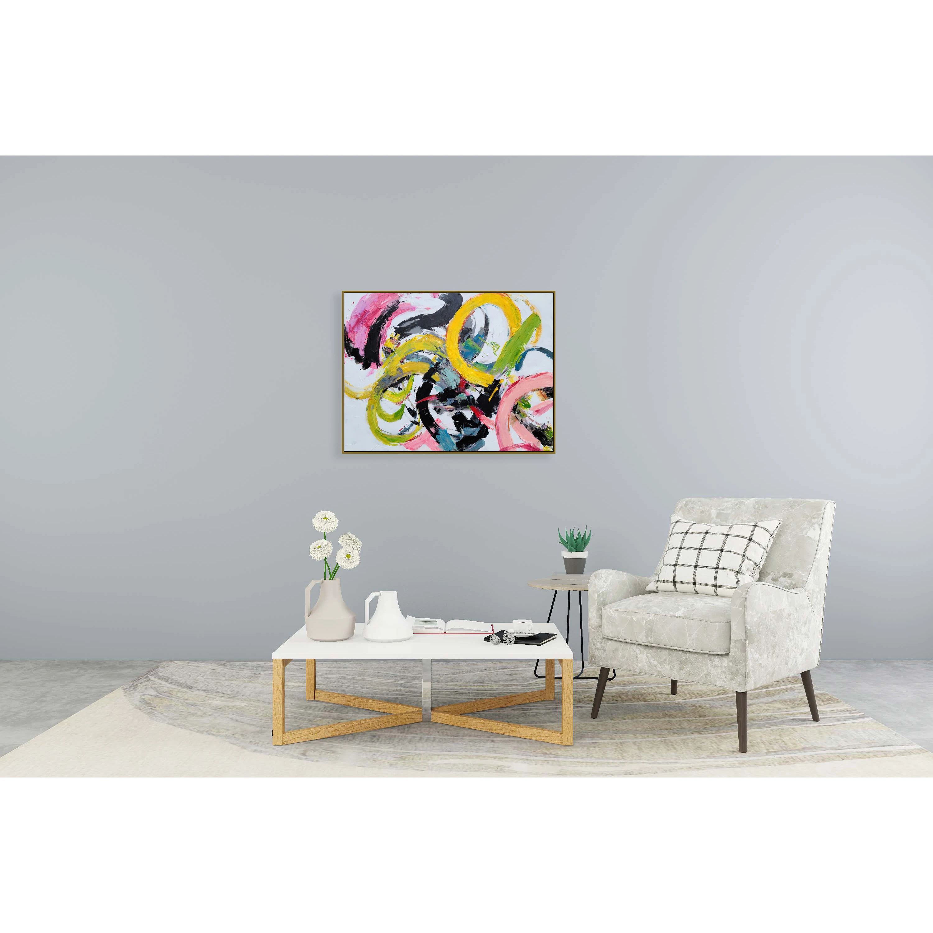 Custom Wholesale living Room Decoration Handmade Abstract Art Works Wall Art Pictures Hotel Hand Painted Canvas Oil Painting