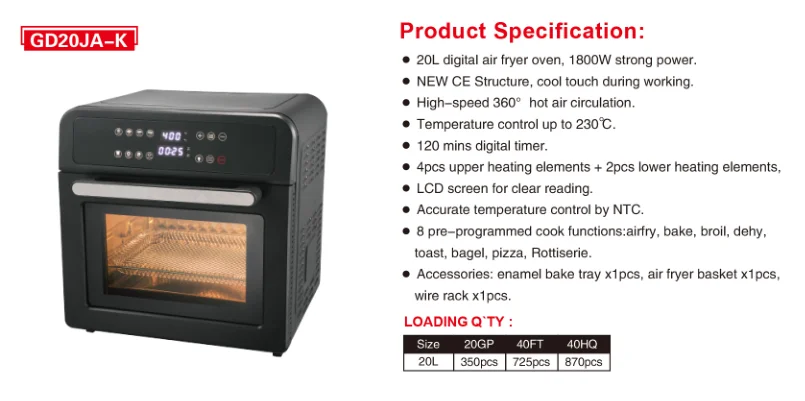 36L Countertop oven Horno electrico electric toaster oven with hot plate