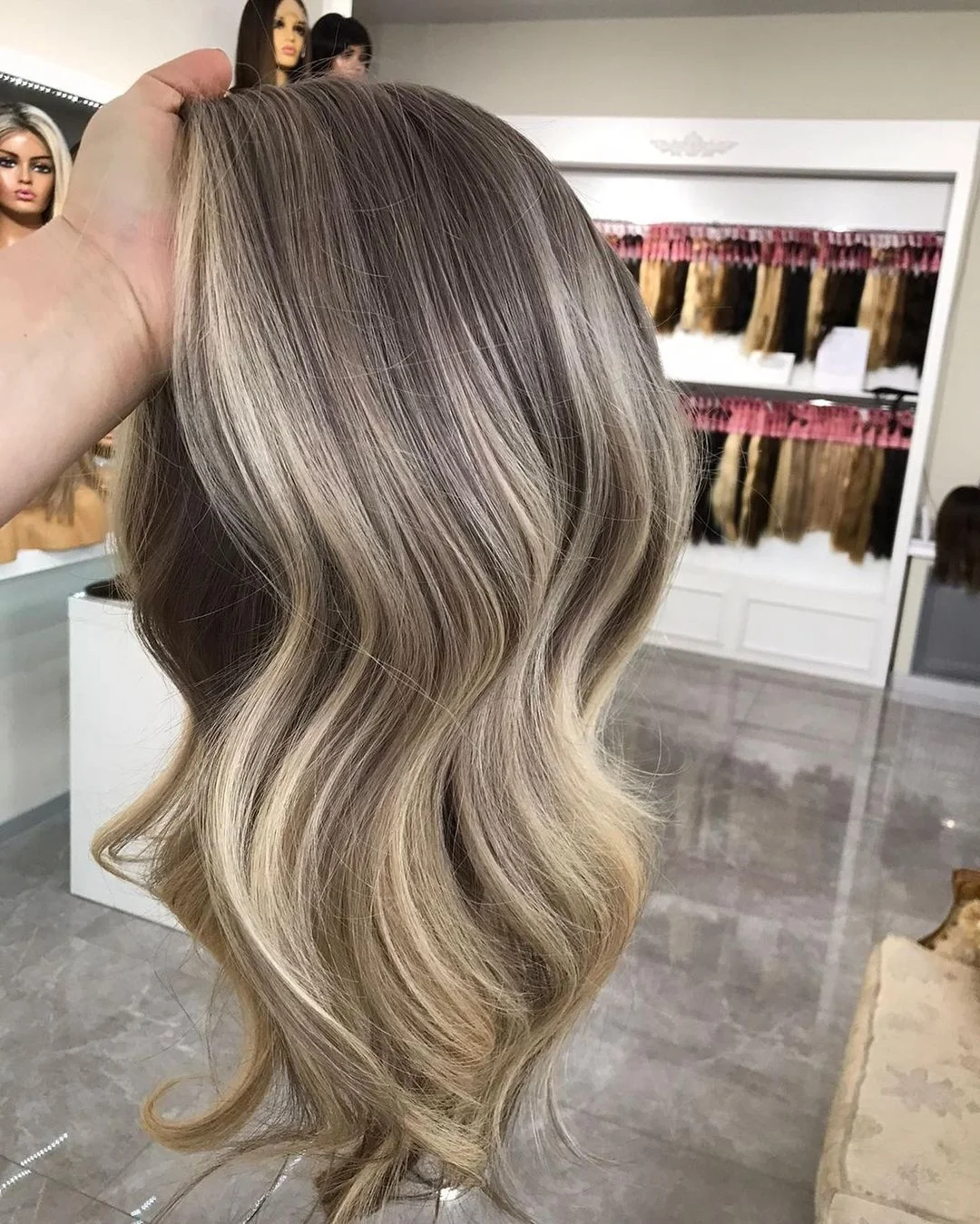 Wholesale Top Grade European Human Hair Highlight Color Silk Base Topper Clip In Human Hair Toupper