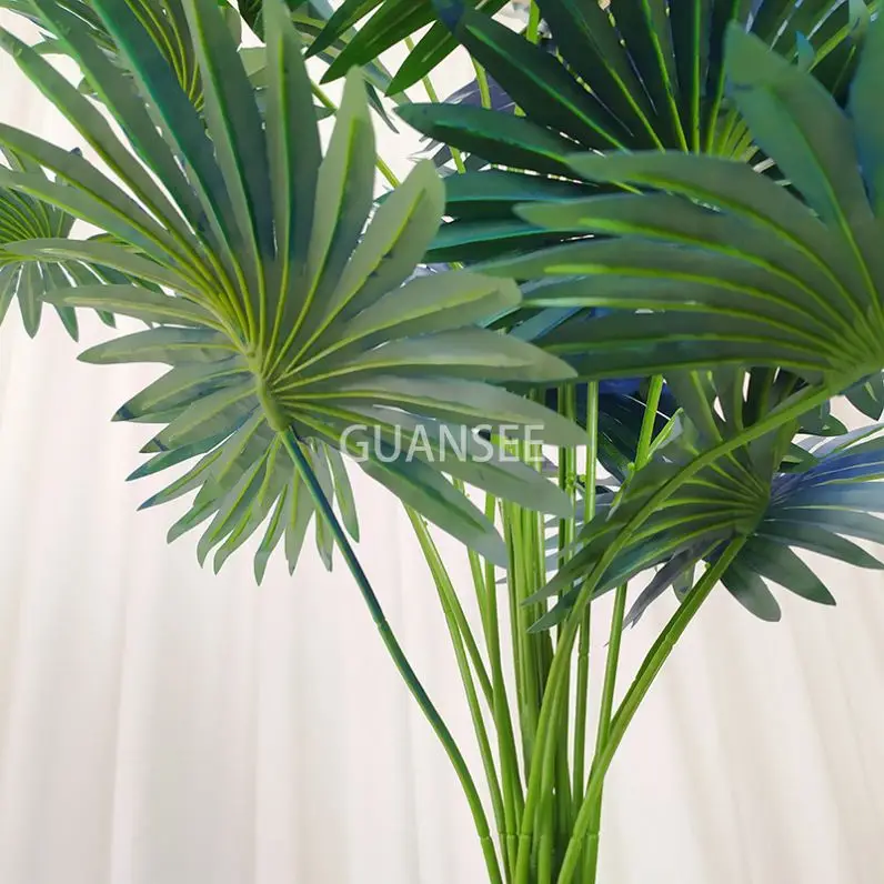 Home garden decoration artificial plants palm tree potted bonsai artificial green landscape artificial palm tree
