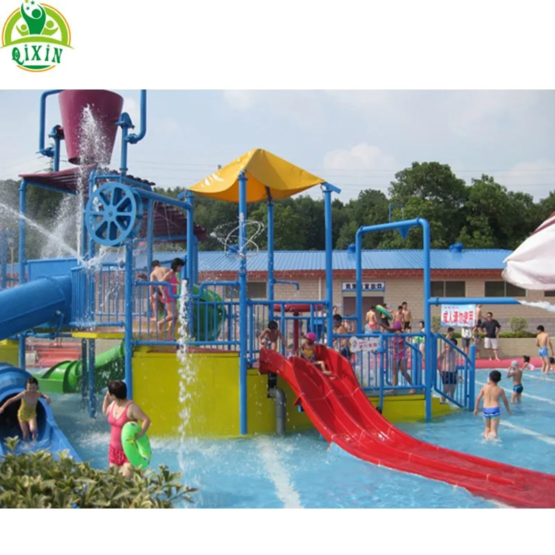 Large size Pool game swimming outdoor water slide kids playground water park