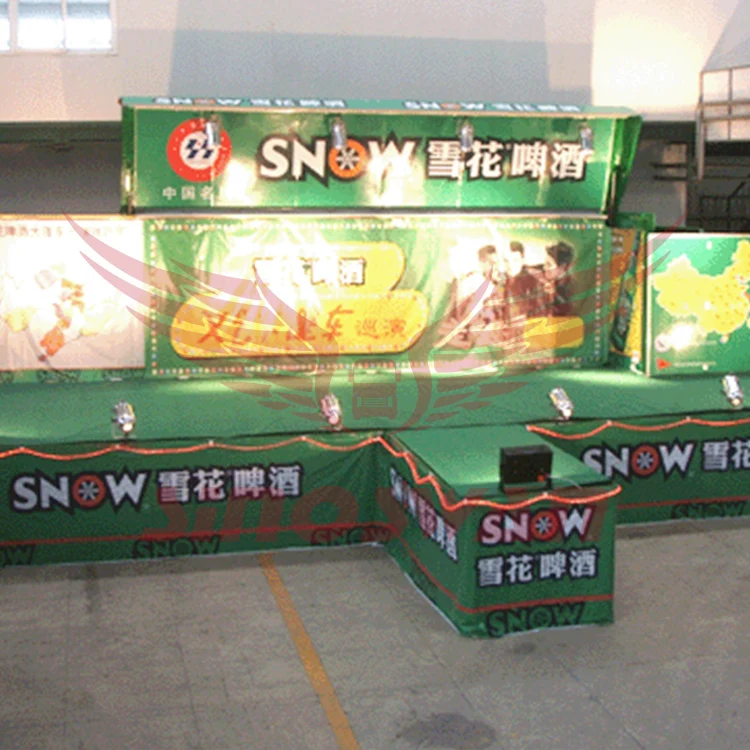 Hot sale mobile stage forklift transport platform truck trailer for sale