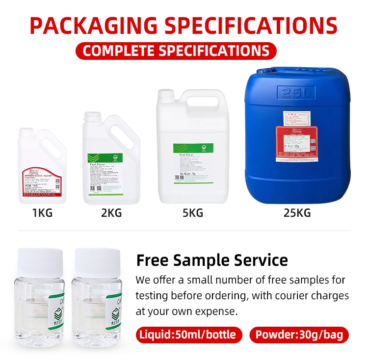 Free Sample Concentrated Liquid Cherry Flavor Essence