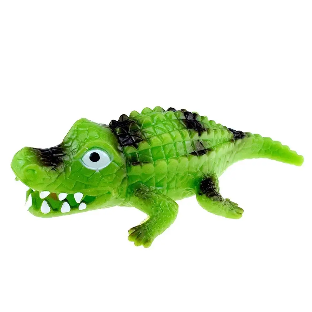 
LN204 Well Price Toy Kid Plastic Small Soft Animal Product Novelty Crocodile Shaped Decompression Toy Vent Toy 