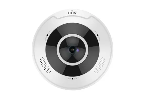 ДООН Uniview 4K со сверхвысоким разрешением Ultra HD антивандальном Fisheye панорамный 360 градусов Фиксированная купольная камера IPC868ER-VF18-B