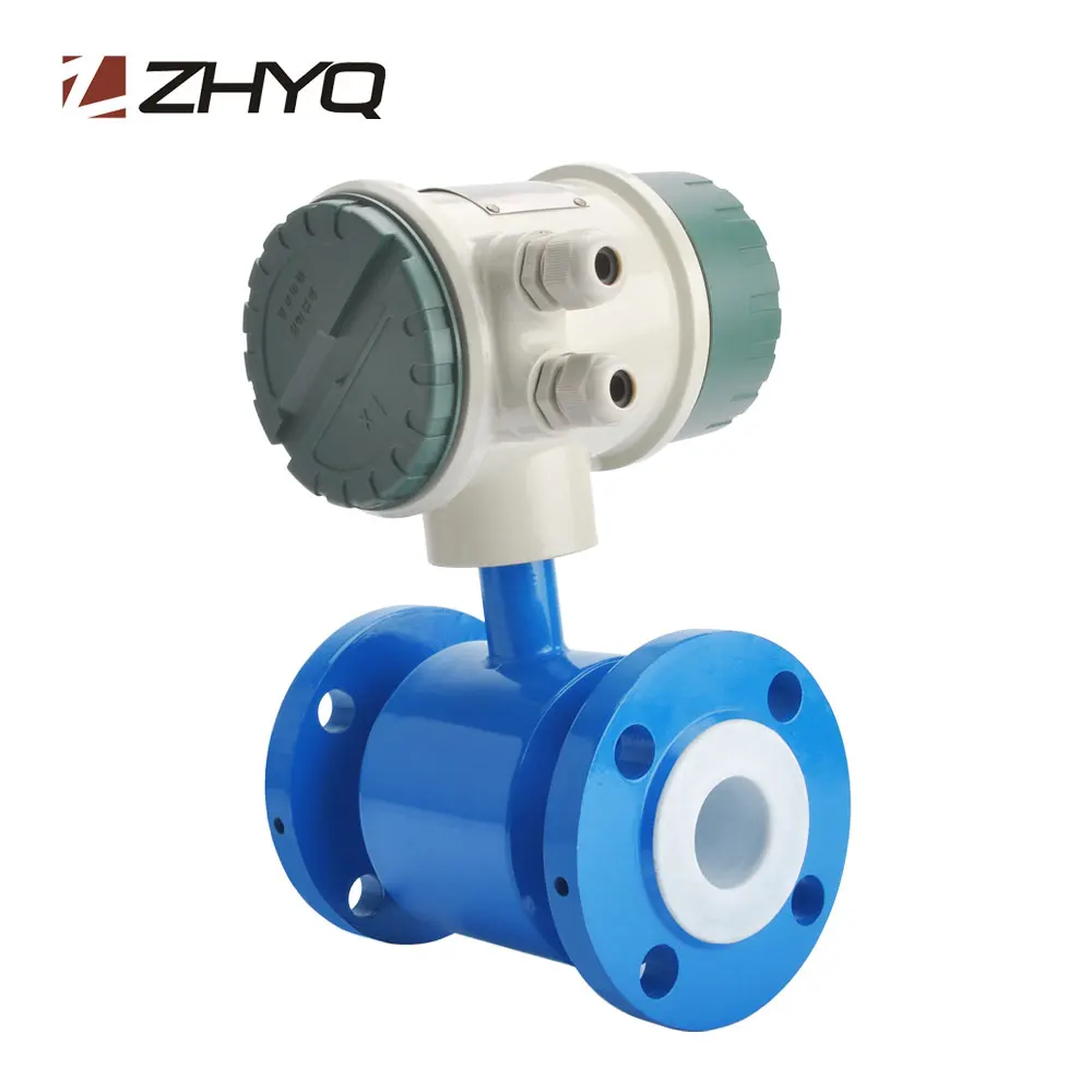 ZHYQ DN3-DN3000 DN800 10inch pipeline type electromagnetic flow meter for China supplier