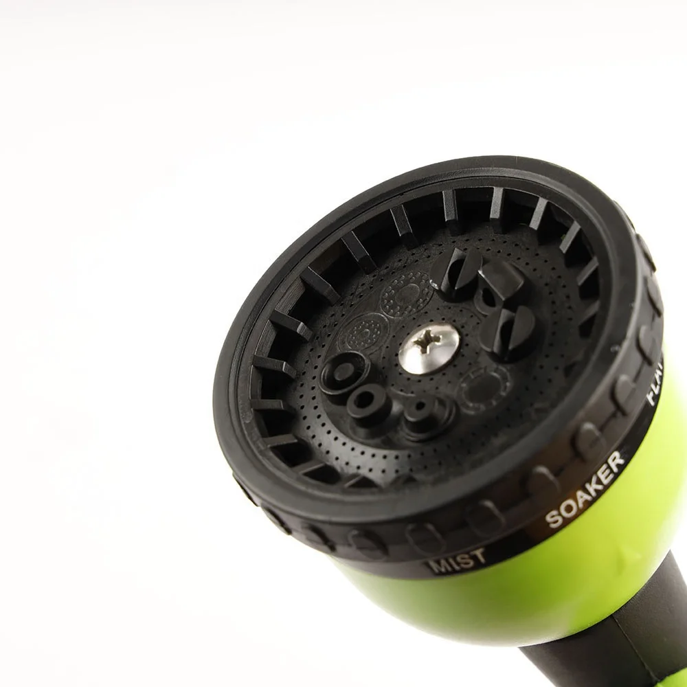 JS garden spray gun 10 pattern plastic water nozzle pressure for hose