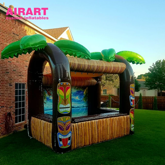 Booth tent style inflatable bar tents/ inflatable TIKI bar