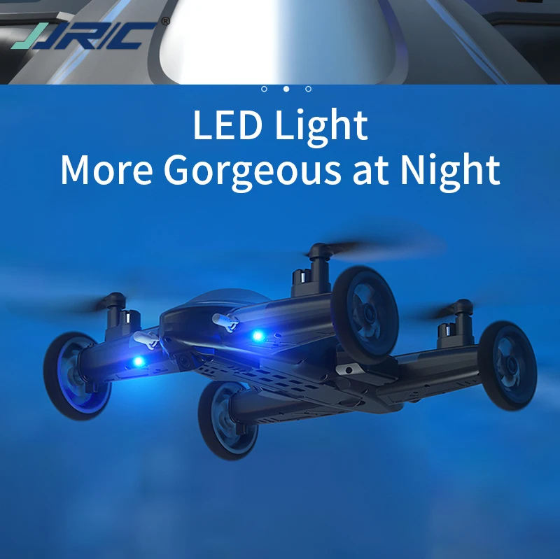 2023 Новый JJRC H110 летающий автомобиль Радиоуправляемый Дрон Радиоуправляемая машина игрушки 6-колесный скоростной танцующий гоночный с дистанционным управлением для